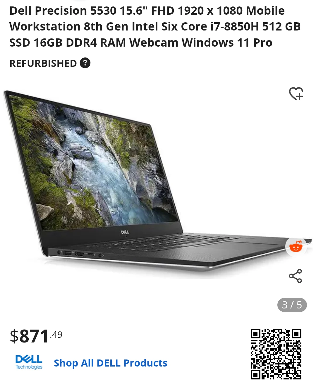 Dell Precision 5530 15.6" Laptop