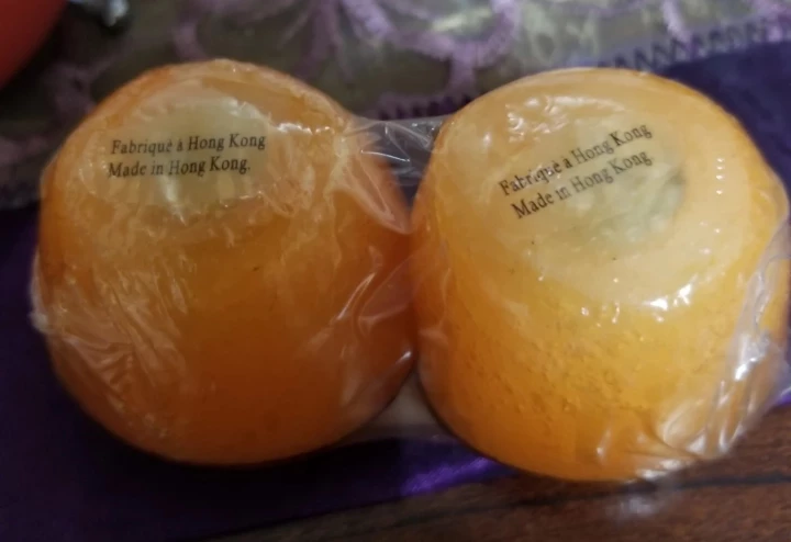 Pair of Orange Decorative Candles 🧡 - photo 5