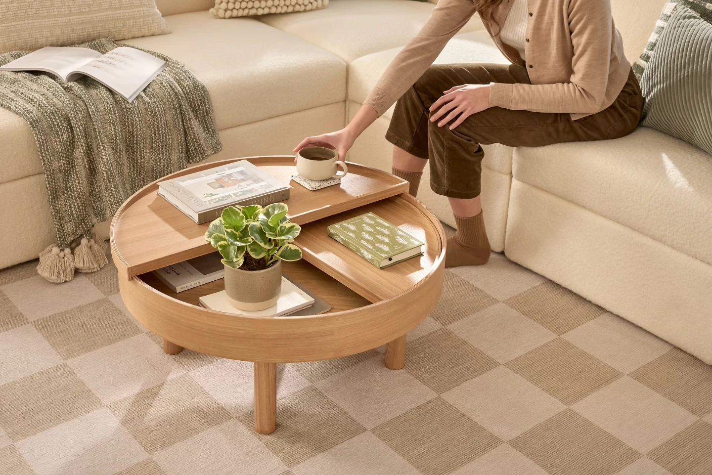 Cozey Eclipse Coffee Table with Storage - photo 2