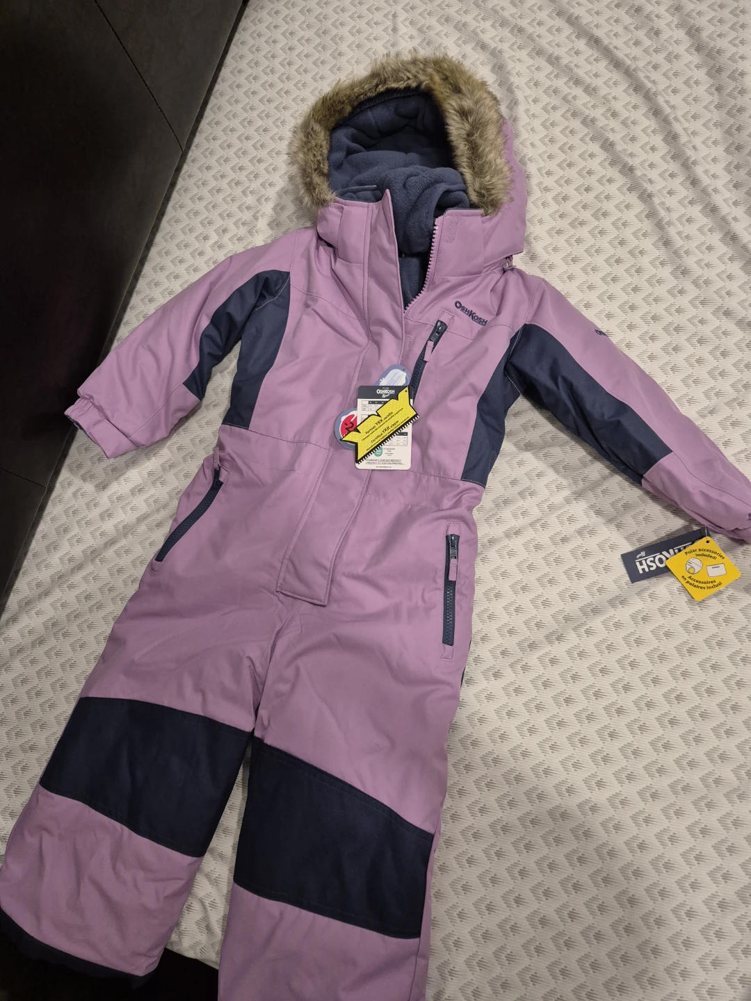 OshKosh B'gosh Snowsuit - Purple and Navy - photo 2