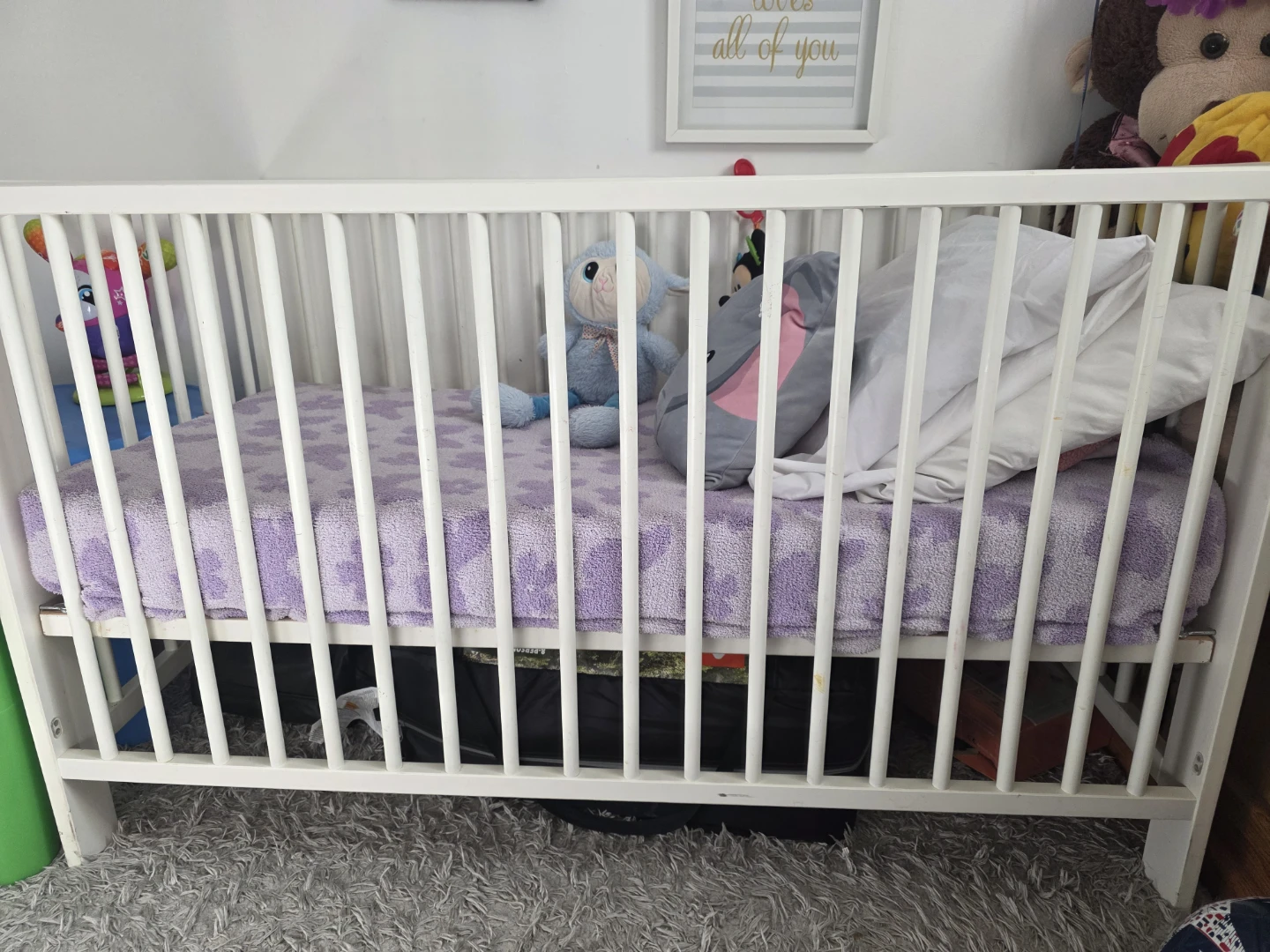 White Baby Crib