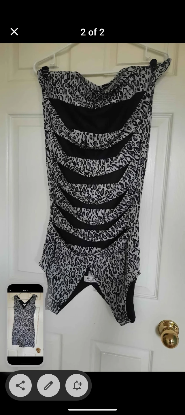 Dress Barn Animal Print Dress - Size 6 - photo 2