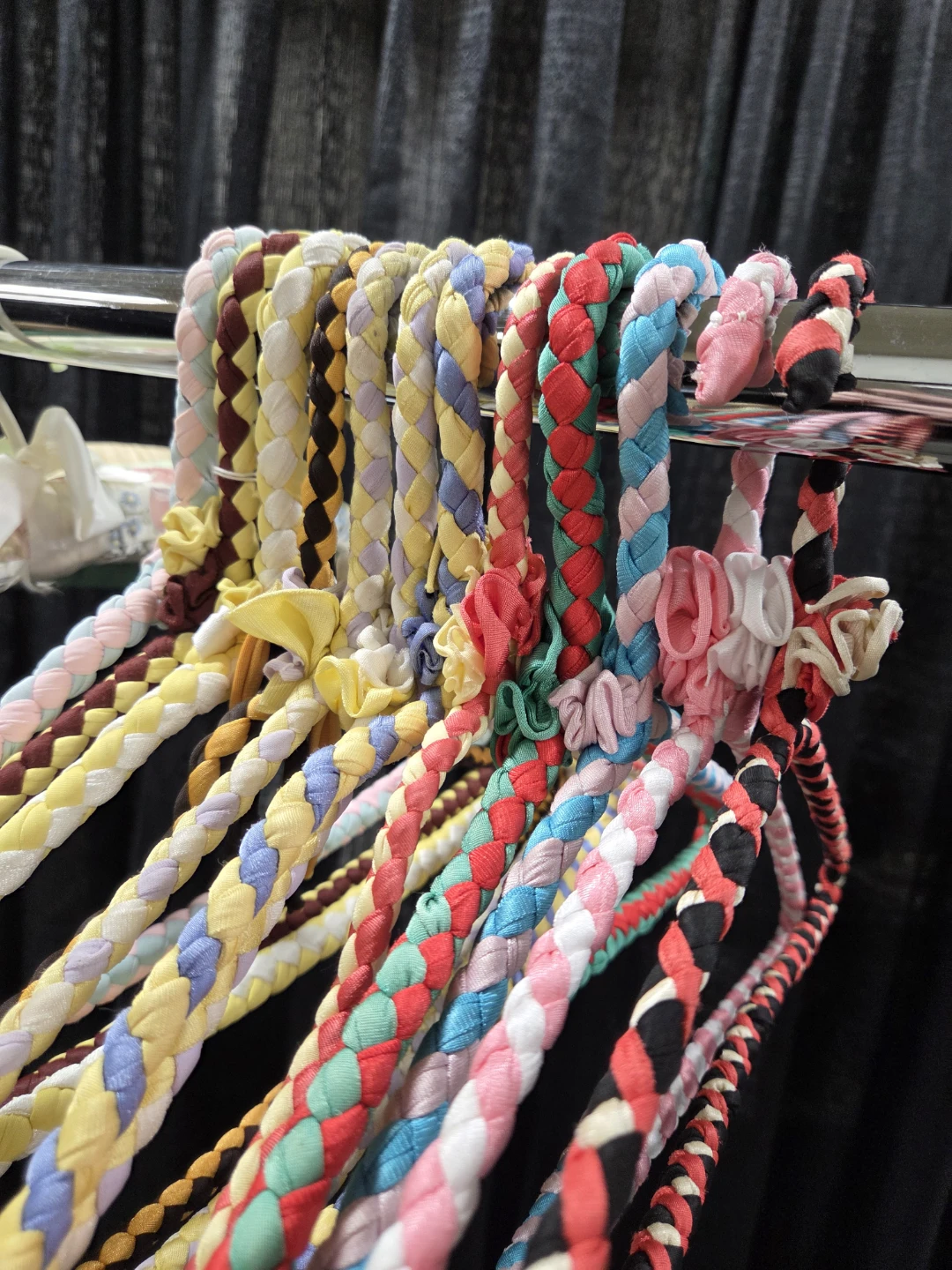 Set of 12 Decorative Braided Hangers with Flower Accents - photo 5