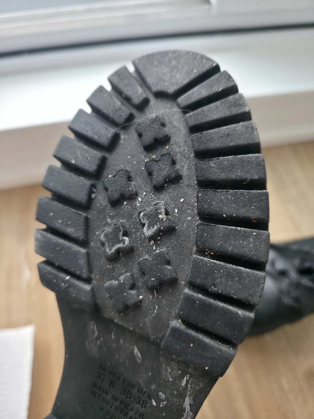 Mississipi Black Platform Combat Boots - Size 8 (US/Canada) - photo 4