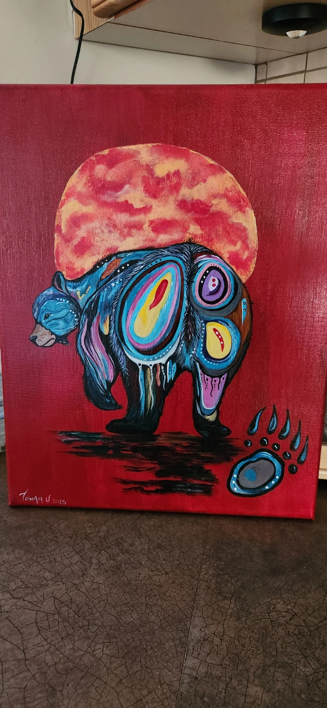 Sunset bear