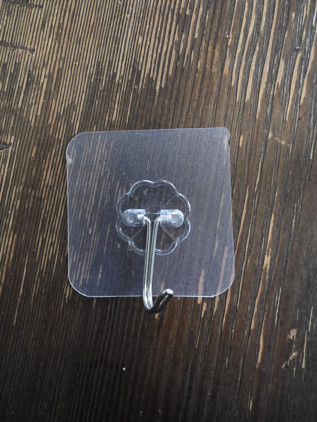 Clear Adhesive Hook