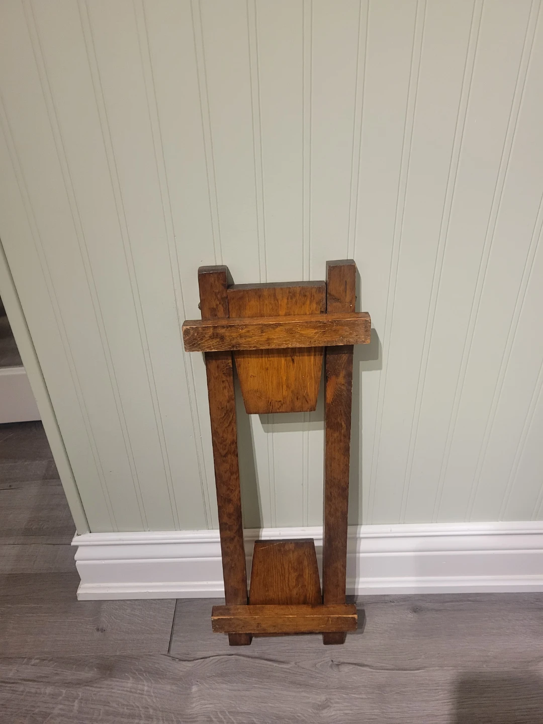 Antique Wood Book Rack. Book Shelf. - photo 3
