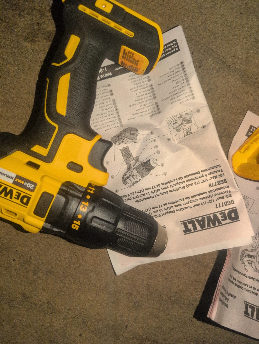 DeWalt 20V Max Brushless Impact Driver and Drill Combo Kit - photo 3