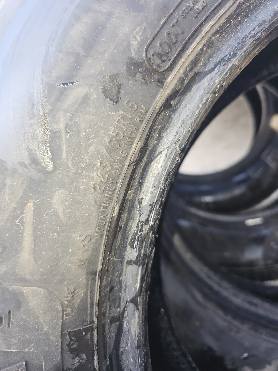 2X225/65/R16 motomaster all season tires 2 only