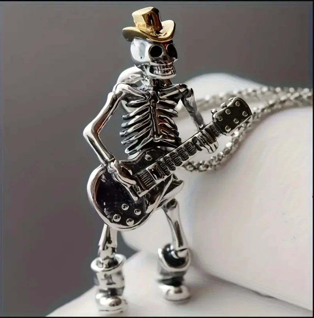 New The🎸 Guitarist Pendant with Chain - photo 2