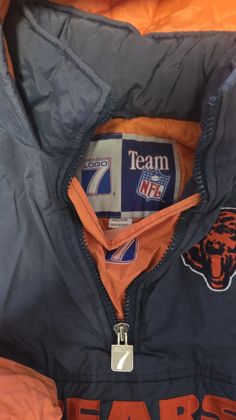 Logo 7 Chicago Bears NFL Pullover Jacket - Medium - photo 3