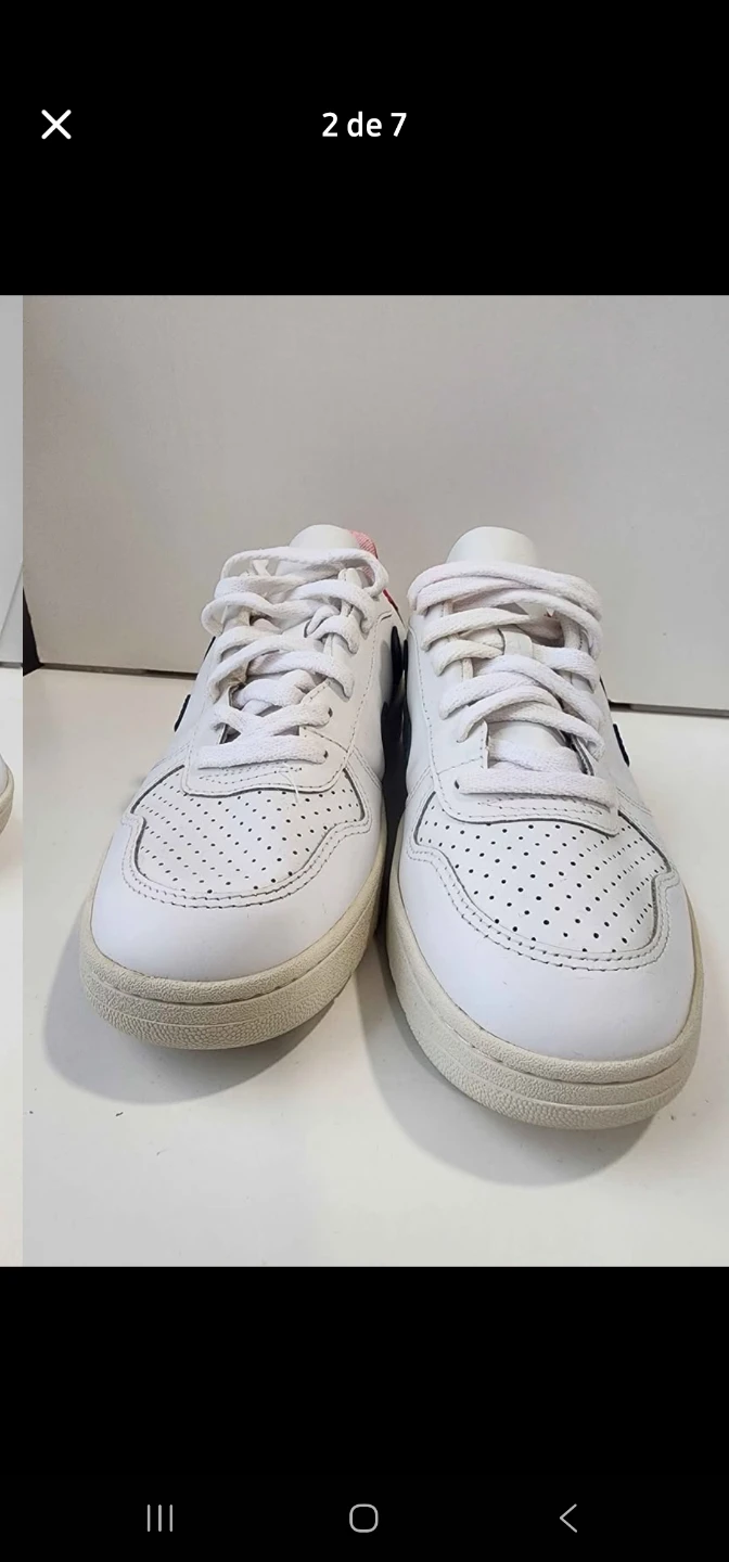 Veja White Leather Sneakers - photo 2