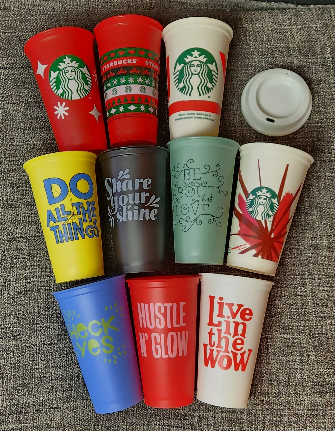 Starbucks Cups (Set of 10)