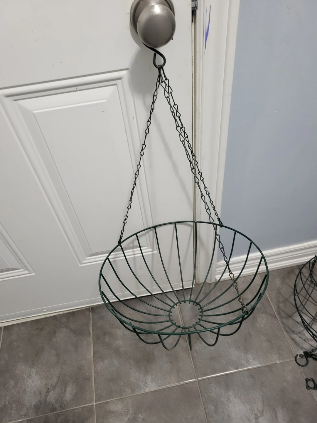 Hanging Wire Baskets - Set of 5