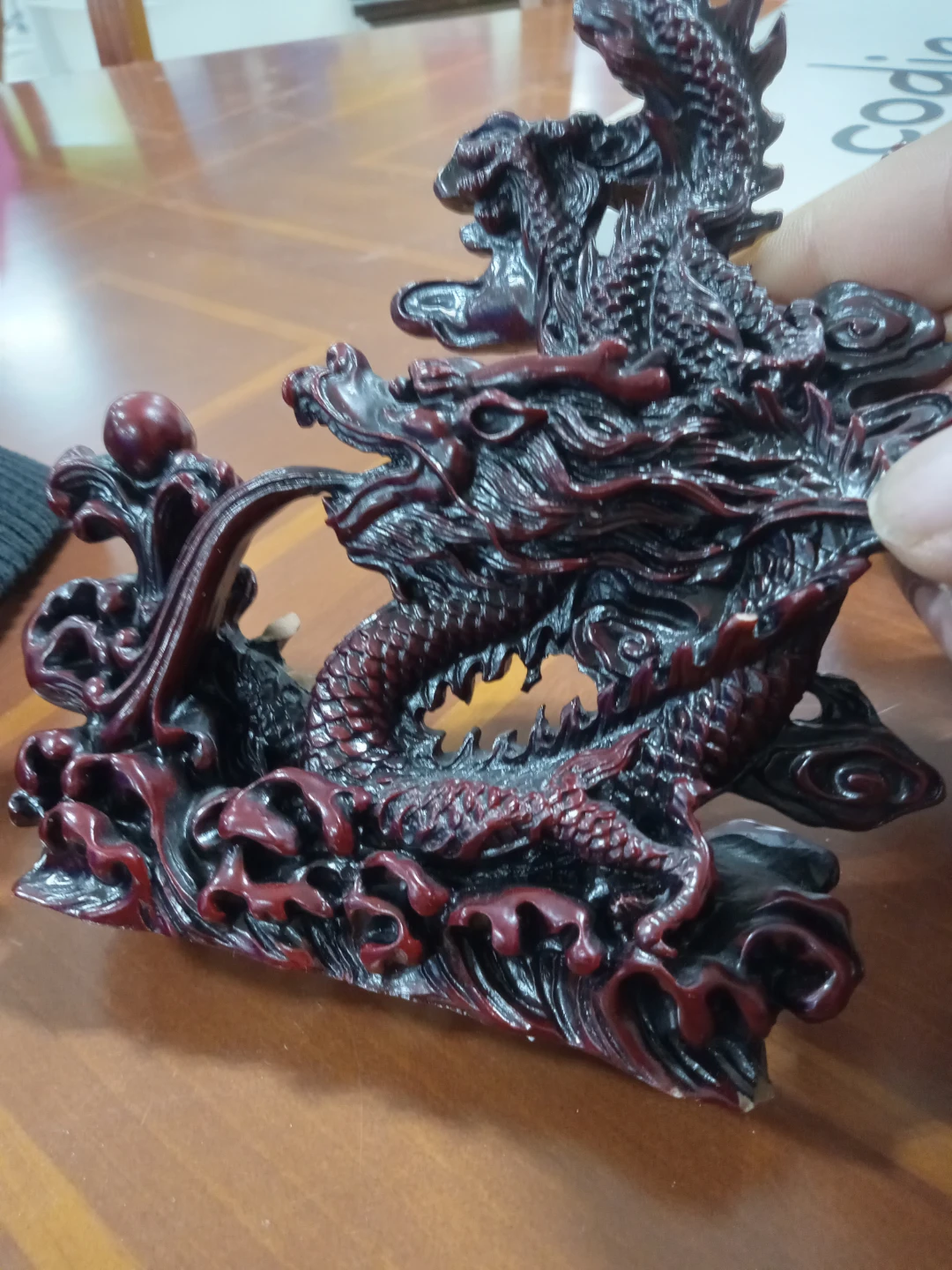 Dragon Figurine - Red and Black - photo 4