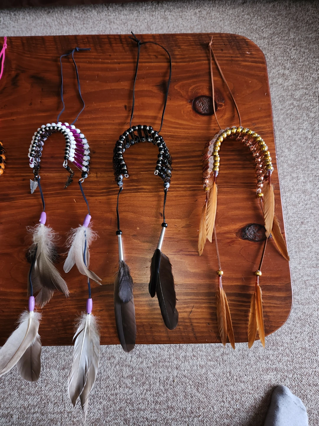 Indigenous craft beaded head dress - photo 2