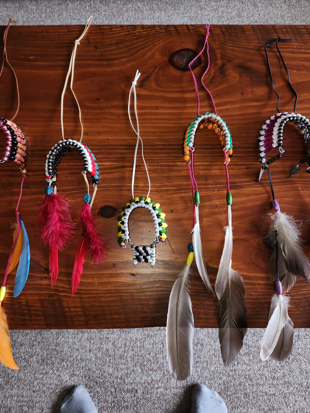 Indigenous craft beaded head dress - photo 3