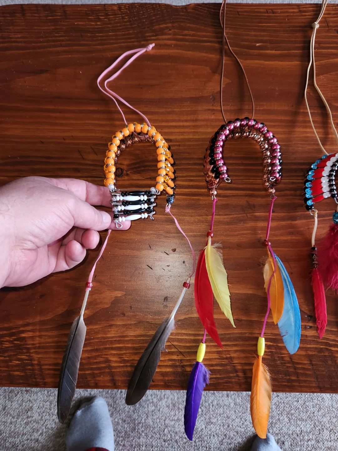 Indigenous craft beaded head dress - photo 4