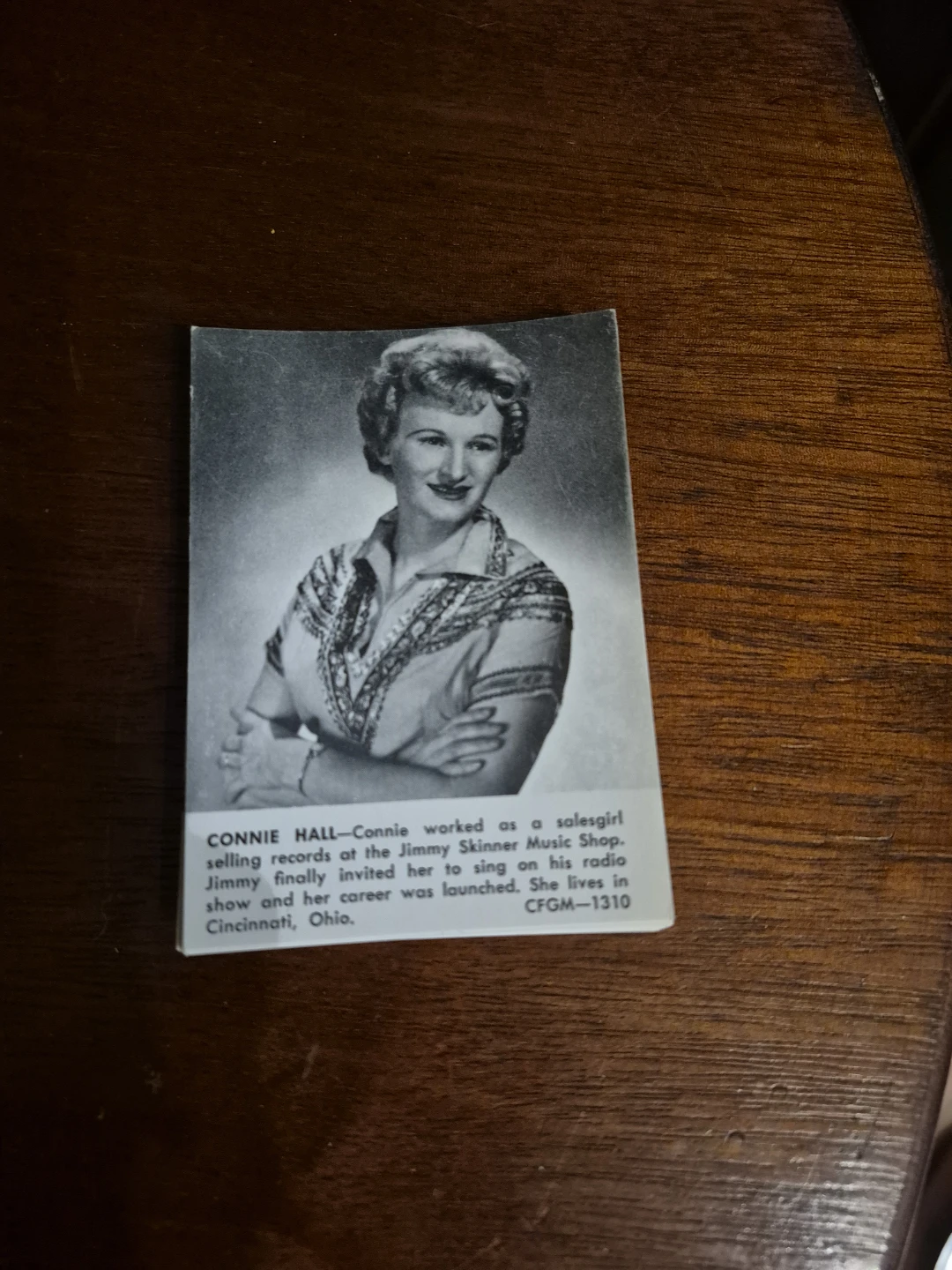 Connie Hall Vintage Photo
