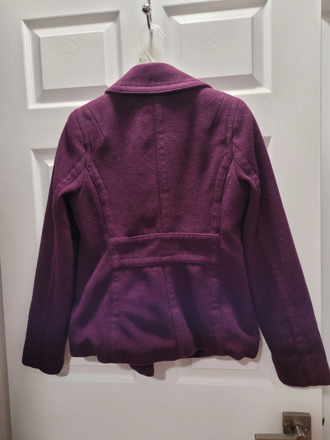Aeropostale Purple Pea Coat - Size M