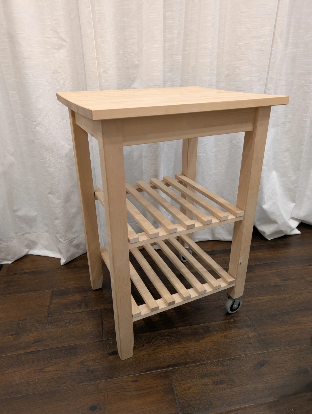 IKEA BEKVÄM Kitchen Cart, Beech - 58x50 cm - photo 4