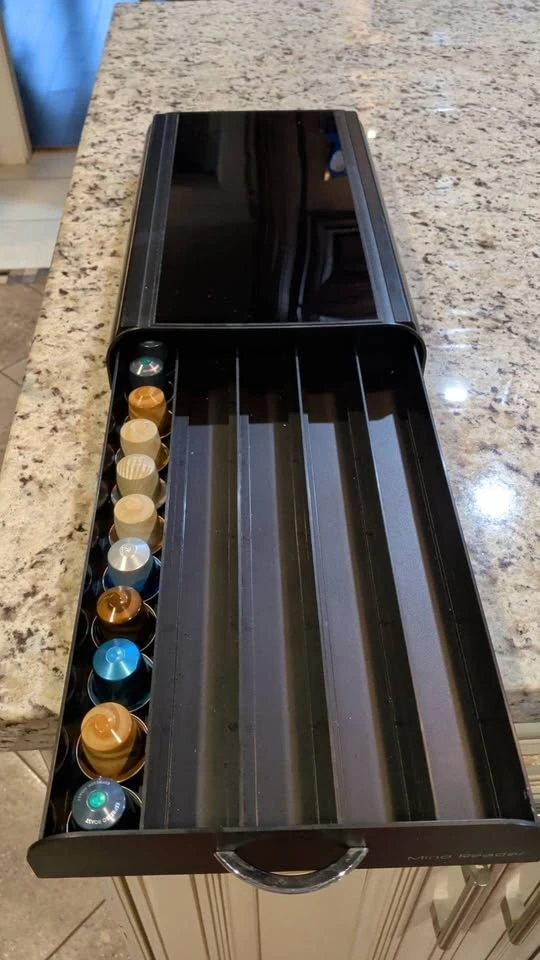 Coffee Pod Organizer + IKEA Glassware Set – Like New - photo 2