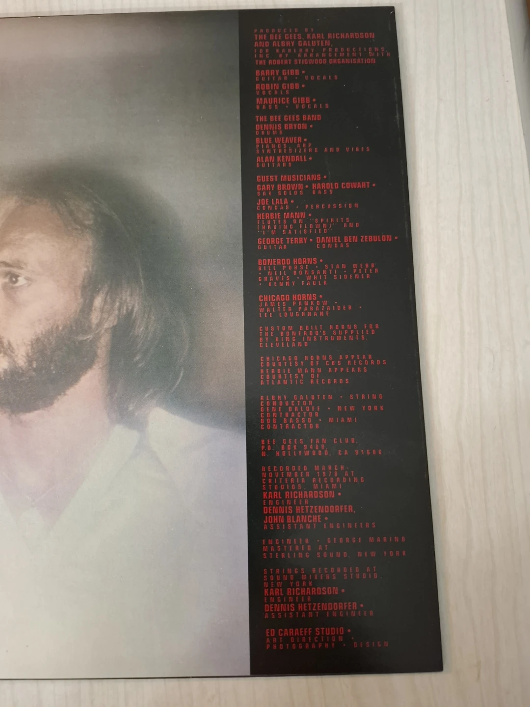 Bee Gees Spirits Having Flown Vinyl Record - photo 3