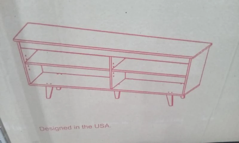 Schaeffer 58" Open Storage TV Stand for TVs up to 65" - photo 3