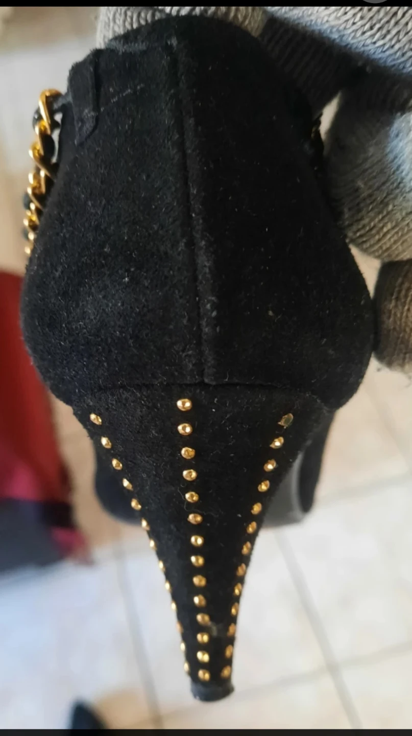 Ravel Black Suede Heels & Blue Slippers - photo 2