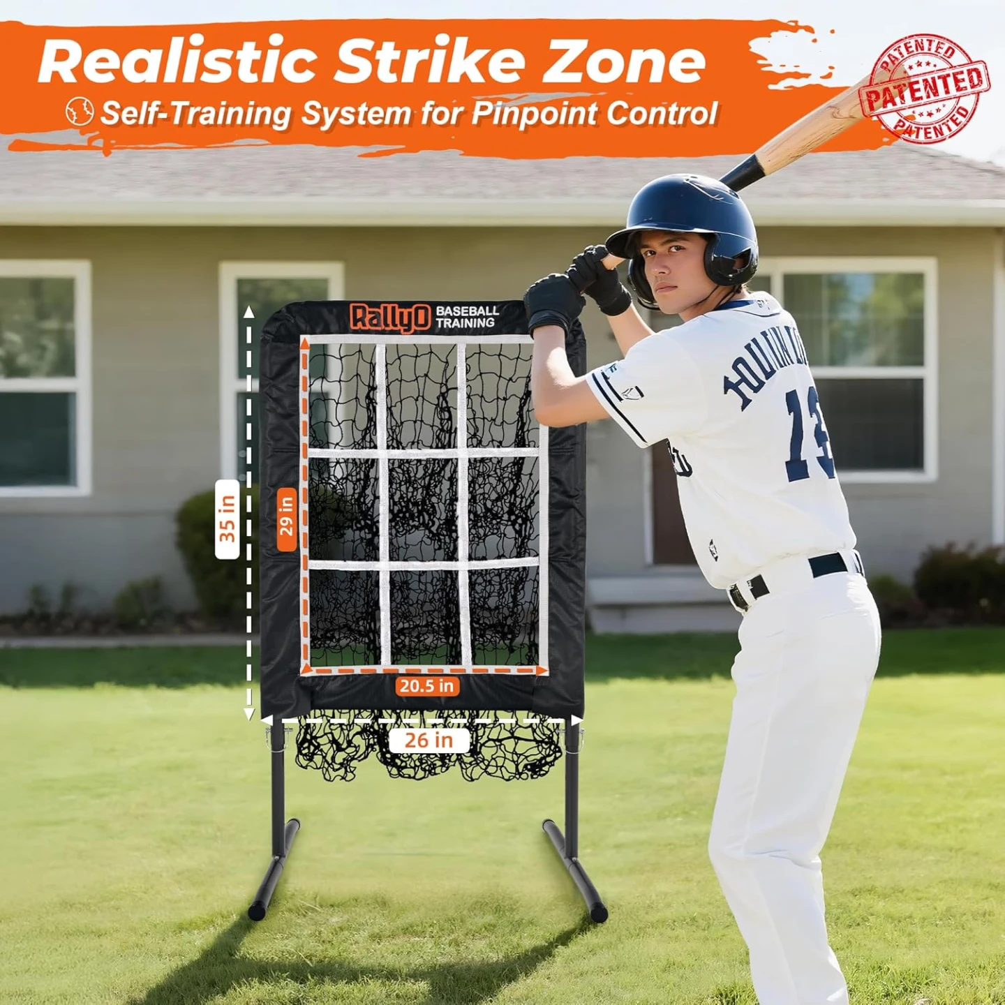 Pitching Net with Strike Zone Target BNIB - photo 3