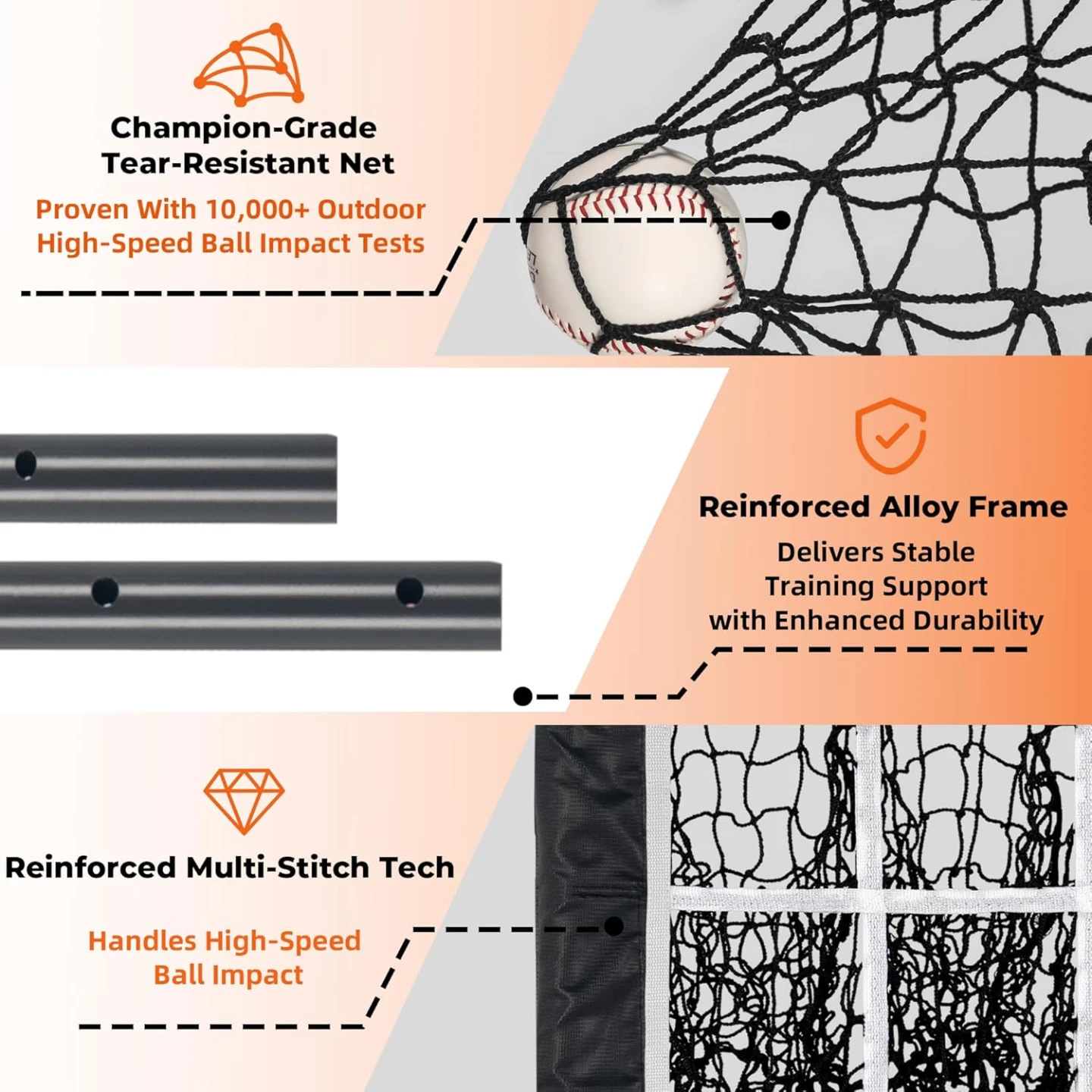 Pitching Net with Strike Zone Target BNIB - photo 5