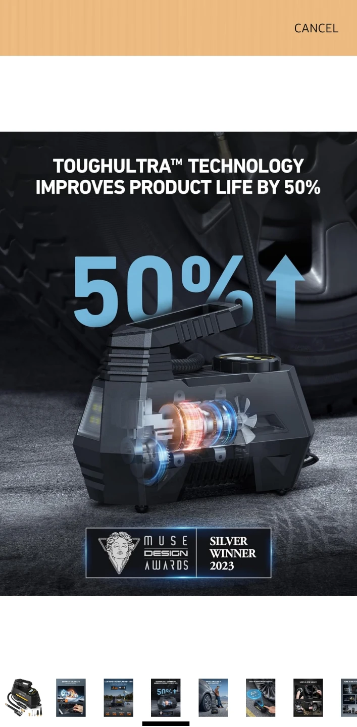 ASTROAI Portable Air Compressor Pump - photo 4