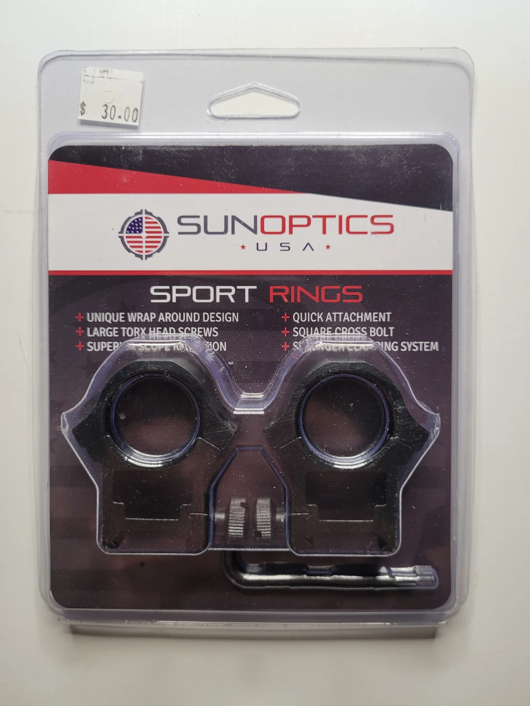 Sun Optics USA Sport Rings SM056 - 1 inch