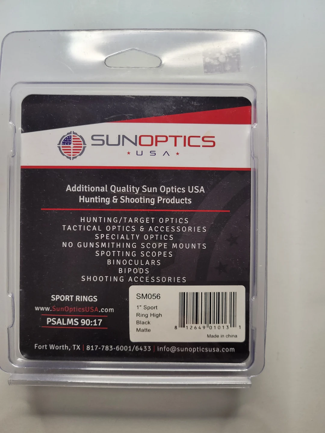 Sun Optics USA Sport Rings SM056 - 1 inch - photo 2
