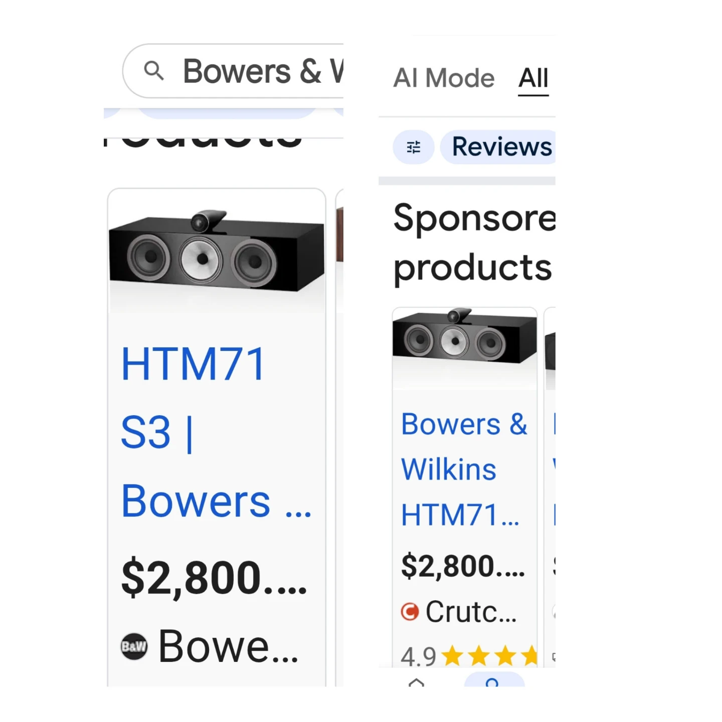 Bowers & Wilkins   HTM71 S3  Gloss Black - photo 4