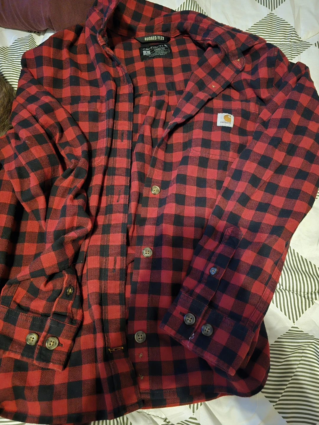 Carhartt Rugged Flex Loose Fit Flannel Shirt
