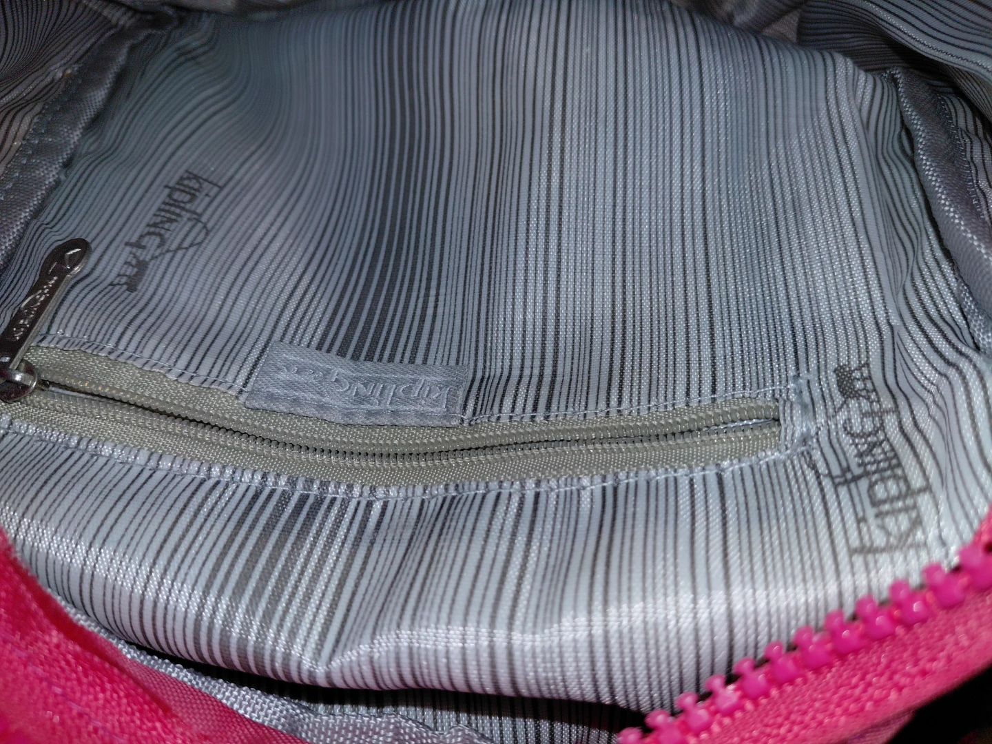 Kipling Pink Sling Mini Backpack with Monkey Keychain - photo 3