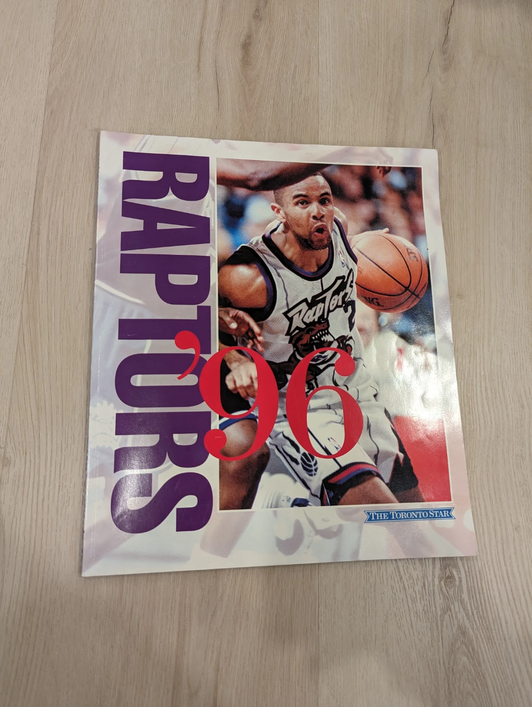 Toronto Raptors '96 Program 1st ever NBA draft in Toronto