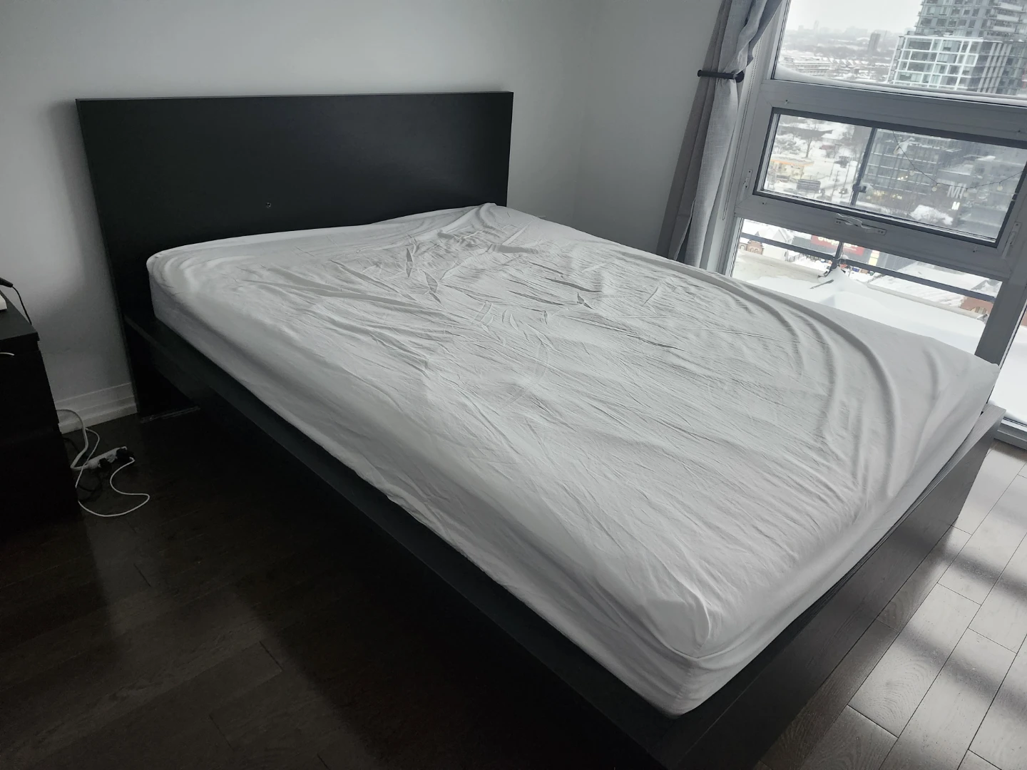 IKEA Malm Black-Brown Queen Bed Frame - photo 2