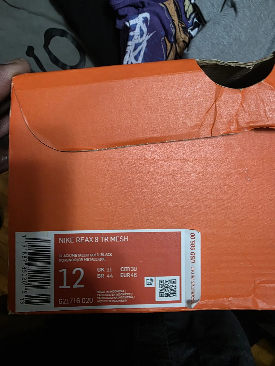 Nike Reax 8 TR Mesh Training Shoes - Size 12 - photo 2