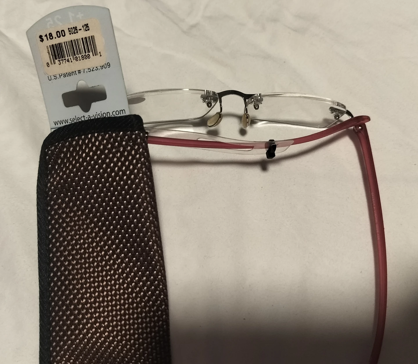 Flex Vision Reading Glasses +1.25 with Case - photo 3