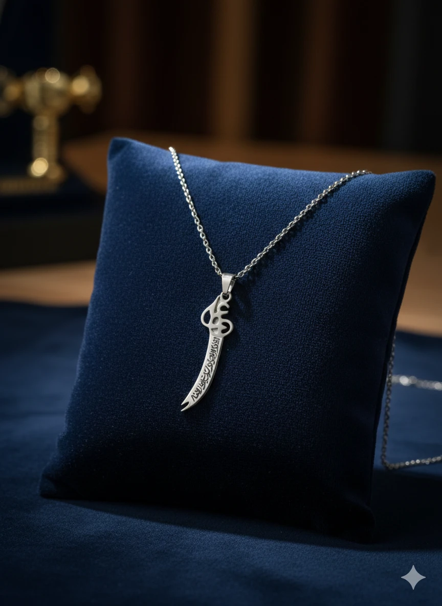 Zulfiqar Sword Pendant Necklace