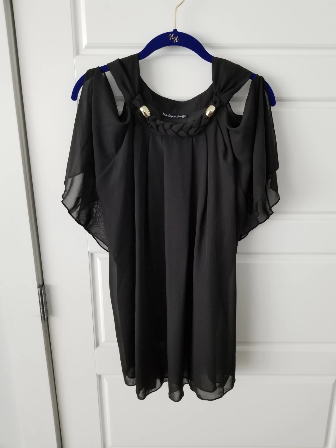 Black Sheer Top