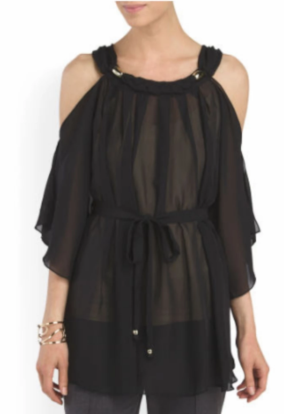Black Sheer Top - photo 3
