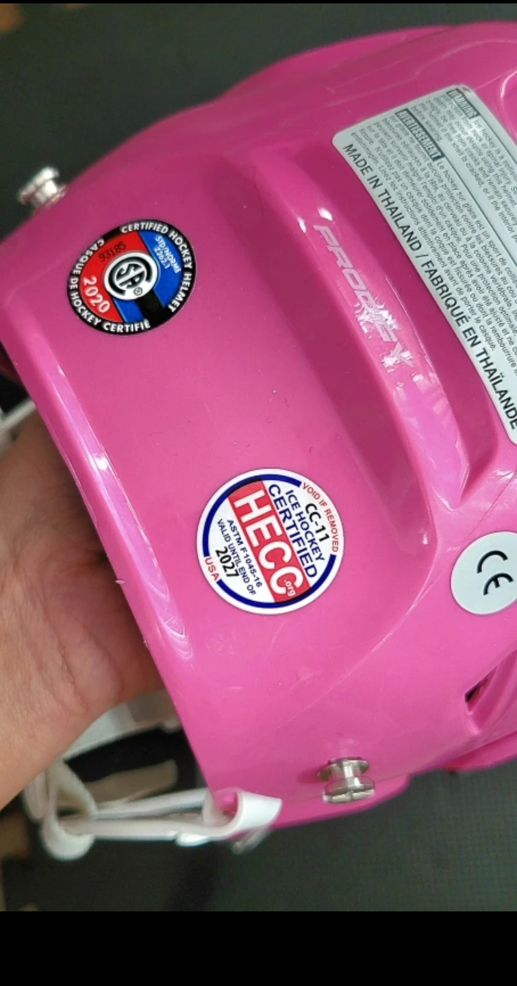 Pink Bauer Prodigy Youth Hockey Helmet - photo 2