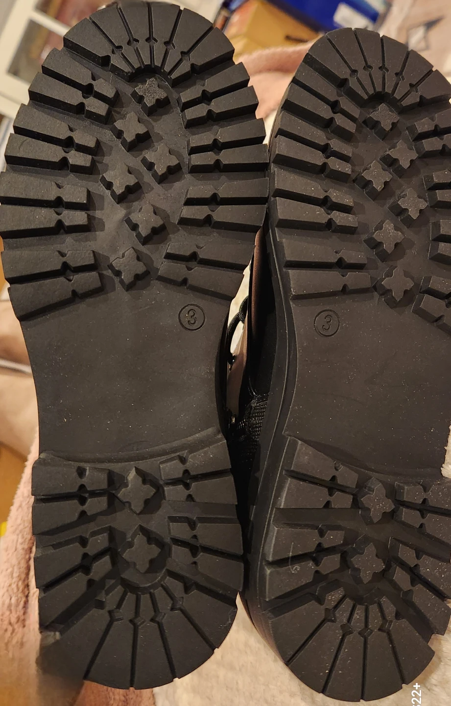 I.N.C. Girls  Black Combat Boots with Zipper and Laces - photo 3