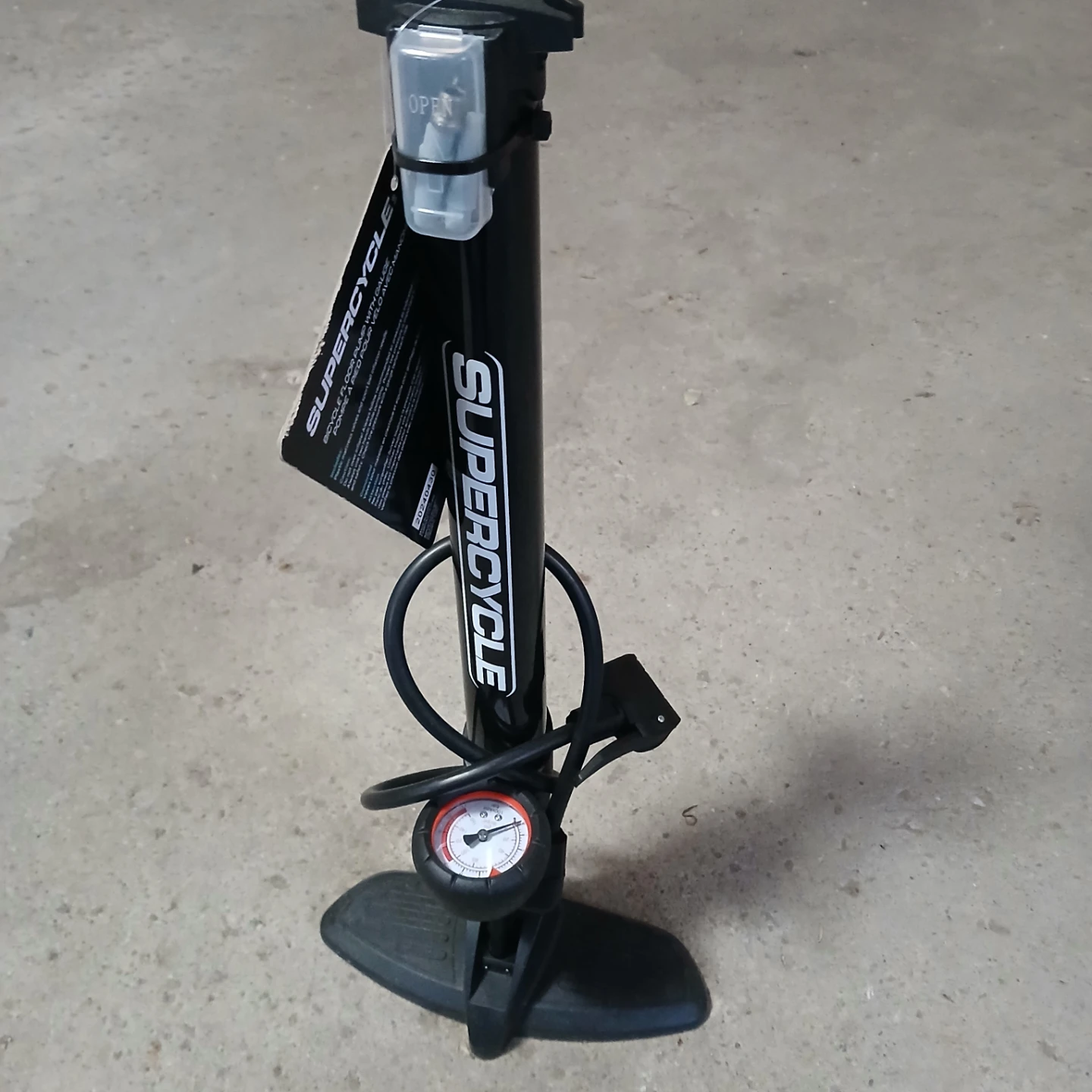 Supercycle Bicycle Floor Pump with Gauge - New - photo 3