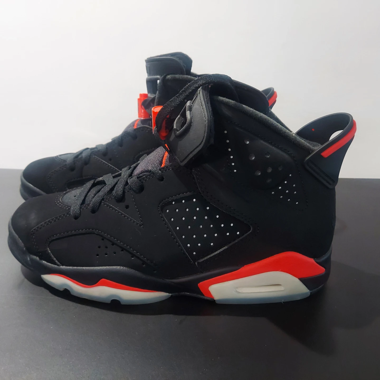 Original Nike Air Jordan 6 Retro Black Infrared - photo 2