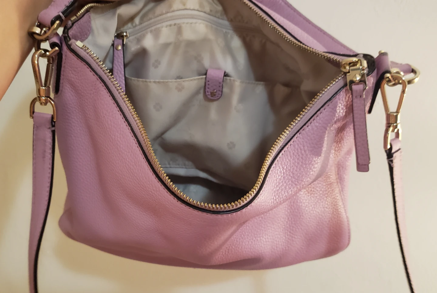 Kate Spade Purple Leather Shoulder Bag - photo 3