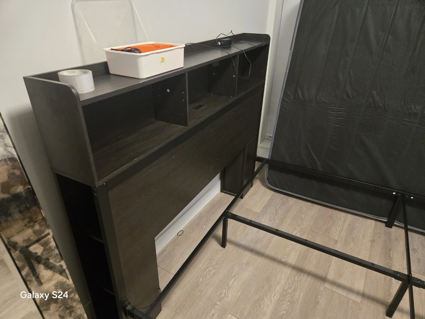 Queen Size Bed Frame with LED Lights - photo 4